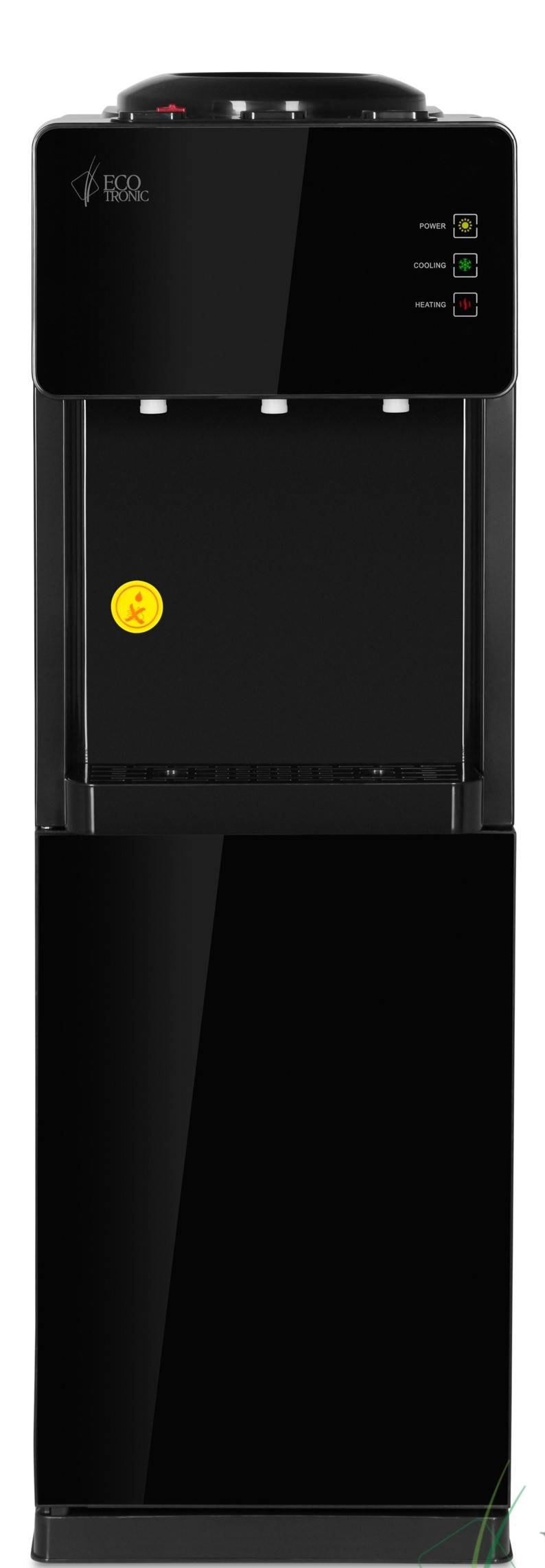Напольный кулер Ecotronic K23-LCE XS черный со шкафчиком