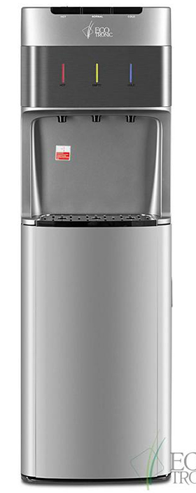 Напольный кулер с нижней загрузкой Ecotronic M30-LXE серебро+SS