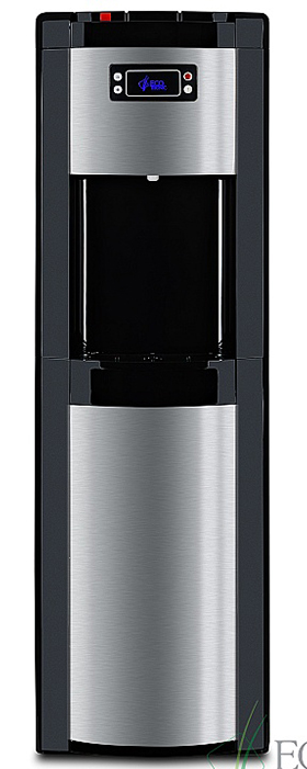 Кулер напольный с нижней загрузкой Ecotronic P9-LX черный+SS
