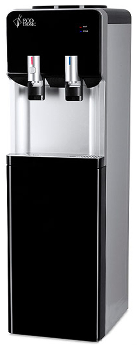 Напольный кулер Ecotronic M40-LCE черный с серебром